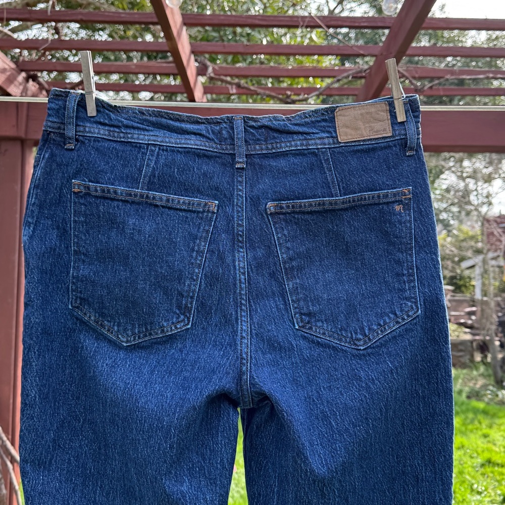 🩷 Madewell; The Perfect Vintage Straight Jean W/31 & L/27; Cotton/Hemp/Elastane - Picture 7 of 13